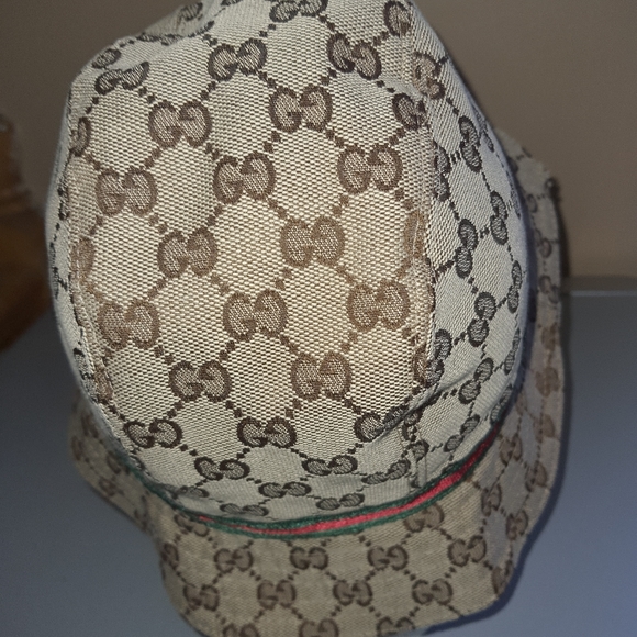 GUCCI Monogram Bucket Hat - Picture 3 of 5